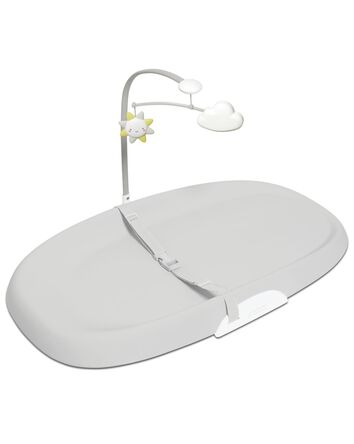 Nursery Style Wipe-Clean Changing Pad - 16 in - Grey, 