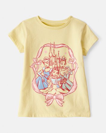 Toddler Girl Disney&copy; Princess Short Sleeve Graphic Tee- Yellow, 