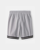 Boys Striped Mesh Active Shorts - Grey, image 2 of 4 slides