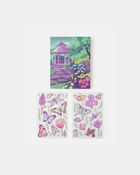 Toddler Girl Butterfly Sticker Set, image 1 of 2 slides