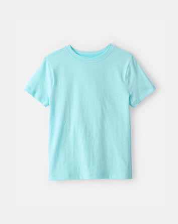 Kids Solid T-Shirt - Blue, 