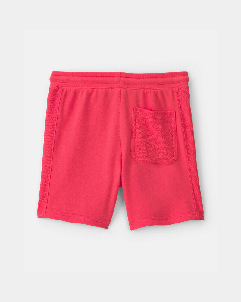 Boys Varsity French Terry Shorts - Orange, image 2 of 4 slides