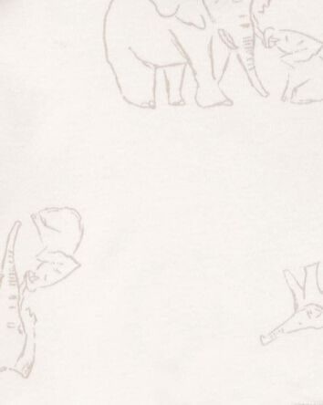 Baby 3-Piece Elephant Bodysuits & Pant Set - Grey, 