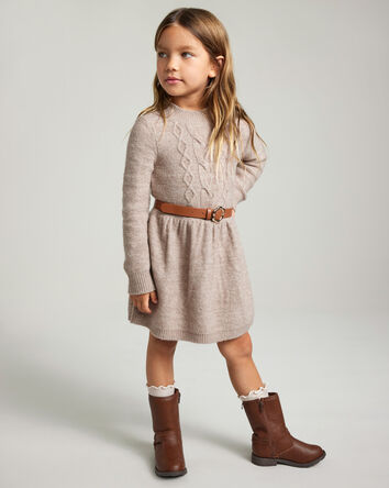 Toddler Girl Fashion Boots - Brown, 