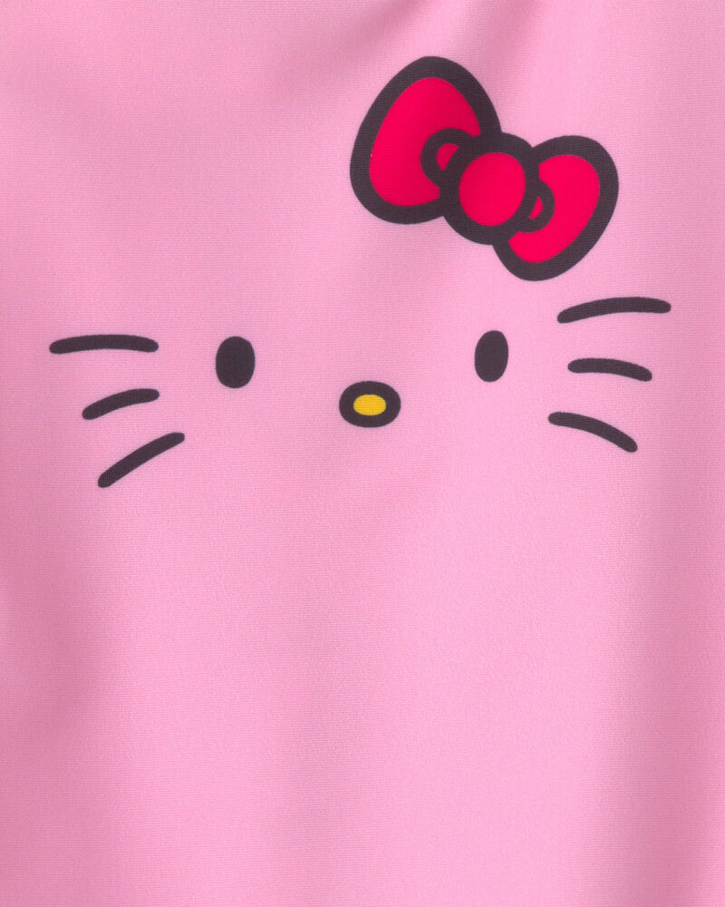 Toddler Girl 1-Piece Hello Kitty&reg; Swimsuit - Pink, image 3 of 4 slides