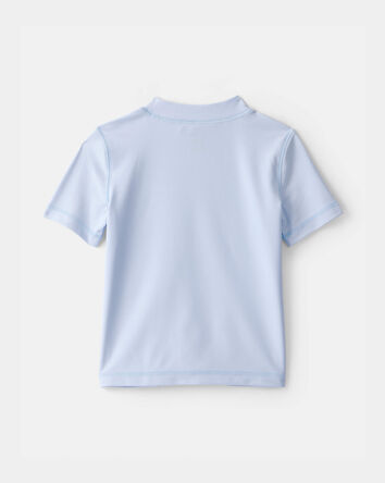 Toddler Boy Whale Short-Sleeve Rashguard - Blue, 
