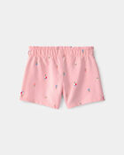 Toddler Girl Ice Cream French Terry Shorts - Pink, image 2 of 4 slides