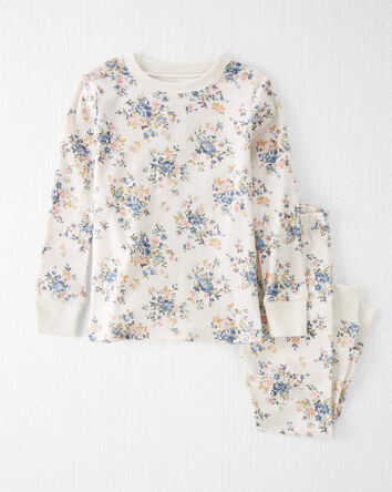Toddler Girl Organic Cotton Pajamas Set, 