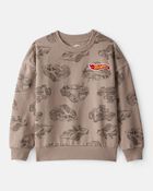 Boys Hot Wheels&trade; Pullover Sweatshirt - Brown, image 1 of 2 slides