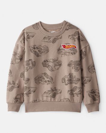 Boys Hot Wheels&trade; Pullover Sweatshirt - Brown, 