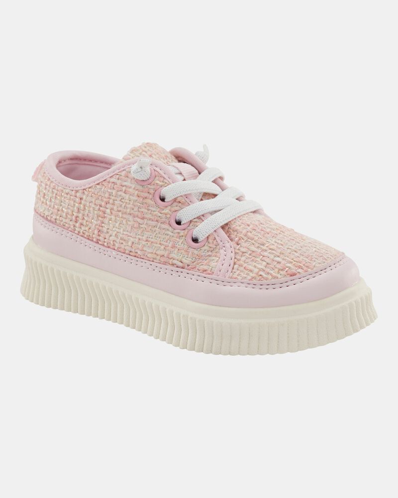 Toddler Casual Platform Sneakers - Pink, image 1 of 7 slides