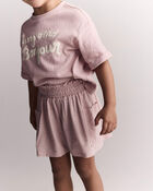 Toddler Girl Swing Shorts with Pockets - Light Pink, image 4 of 7 slides