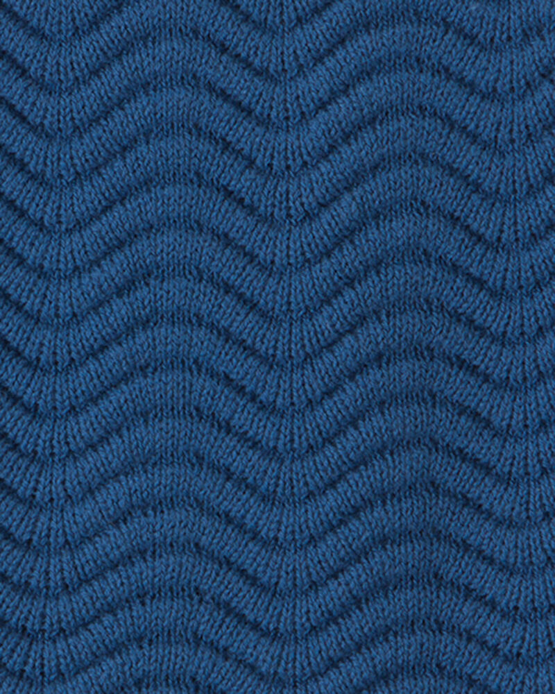 Toddler Girl Sweater Knit Tank Top - Navy, image 2 of 3 slides