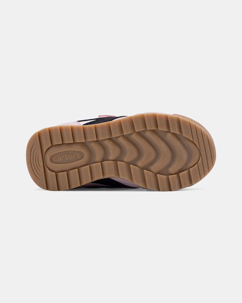 Toddler Girl Striped Casual Sneakers - Pink, image 5 of 6 slides
