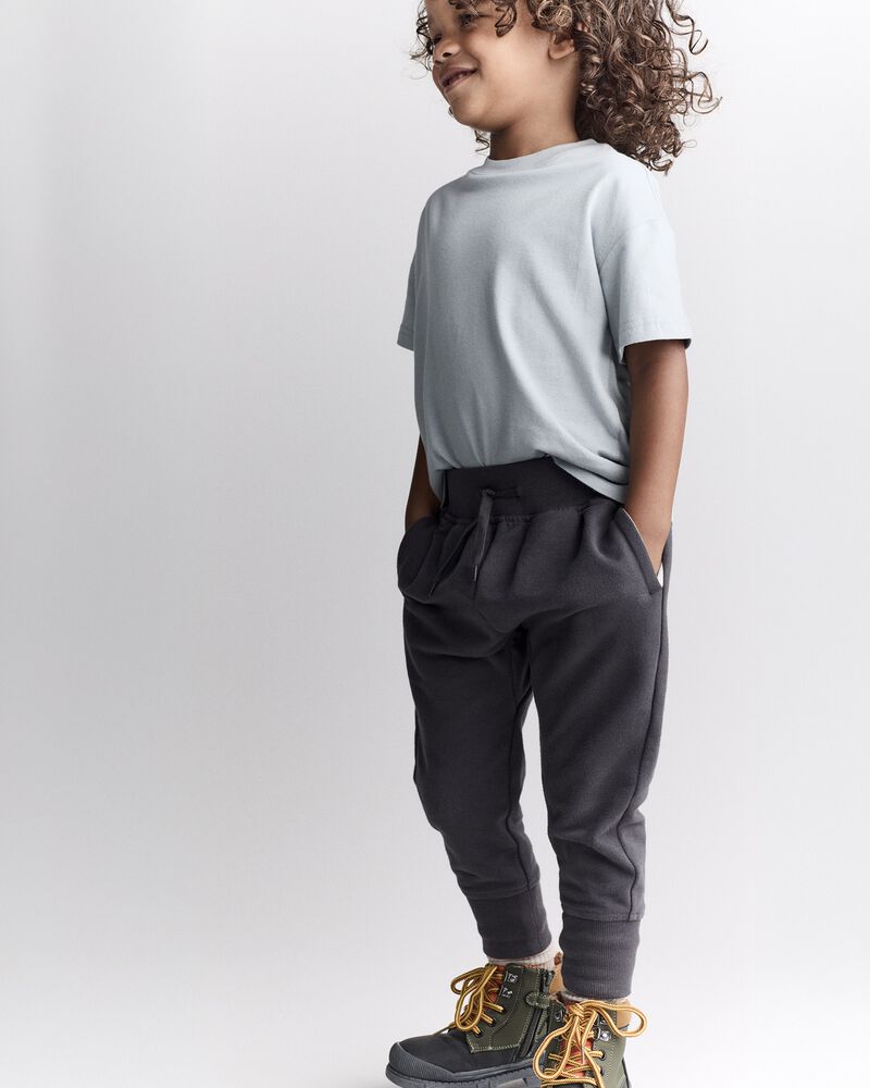Toddler Short-Sleeve Relaxed Tee - Light Blue, image 5 of 6 slides