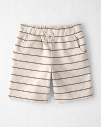 Kids 2-Piece Organic Cotton Top & Short Set in Stripes, 
