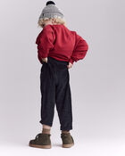 Toddler Boy Corduroy Pocket Pant - Black, image 4 of 7 slides