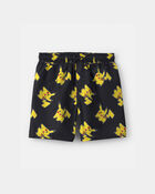Boys Pok&eacute;mon Swim Trunks - Black/Yellow, image 1 of 3 slides