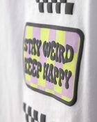 Girls SmileyWorld&reg; Graphic Tee - White, image 3 of 5 slides