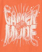 Boys Gamer Mode Short-Sleeve Graphic Tee - Orange, image 2 of 3 slides