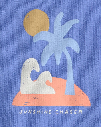 Baby 'Sunshine Chaser' Sleeveless Romper - Blue, 