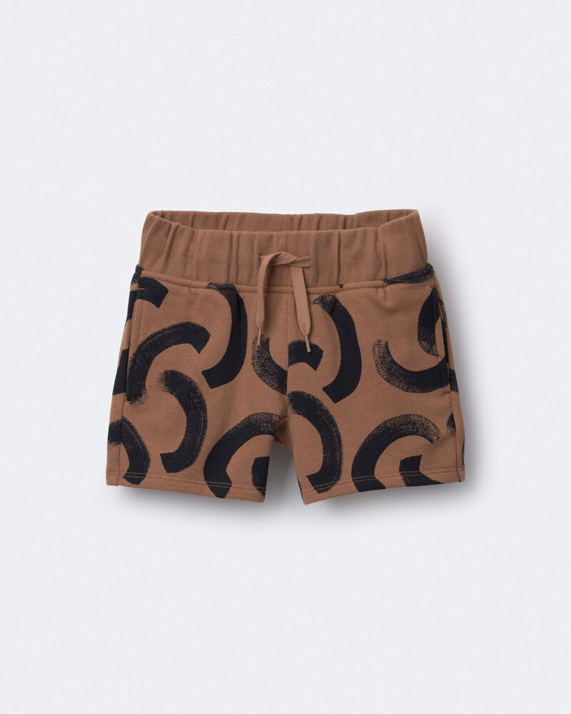 Toddler City Park&trade; Shorts in Abstract Print - Brown, image 2 of 6 slides
