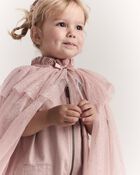 Toddler Girl Confetti Dress Up Cape - Light Pink, image 6 of 10 slides