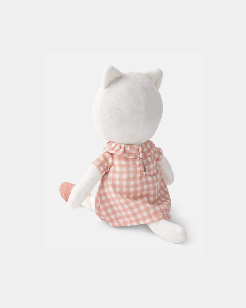 Toddler Kitten Dress-Up Plush Toy - Pink/White, image 2 of 2 slides
