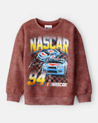Boys NASCAR Pullover Sweatshirt - Brown, image 1 of 2 slides