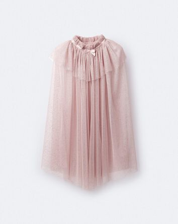 Toddler Girl Confetti Dress Up Cape - Light Pink, 