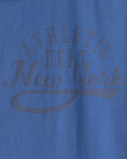 Boys New York Graphic Tee - Blue, image 2 of 3 slides