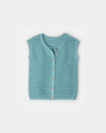 Girls 2-Piece Sweater Top Set - Blue, 