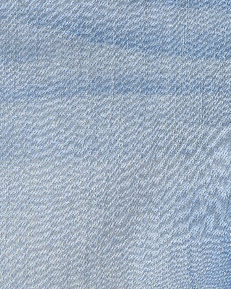 Toddler Girl Denim Shorts - Light Wash, image 3 of 4 slides