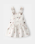 Baby Girl Strawberry Skirtall - White, image 1 of 4 slides