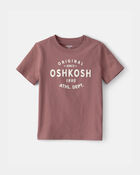 Toddler OshKosh Logo Graphic Tee - Brown, image 1 of 4 slides