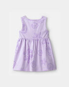 Baby Girl Sea Animal Sleeveless Dress - Purple, image 2 of 4 slides