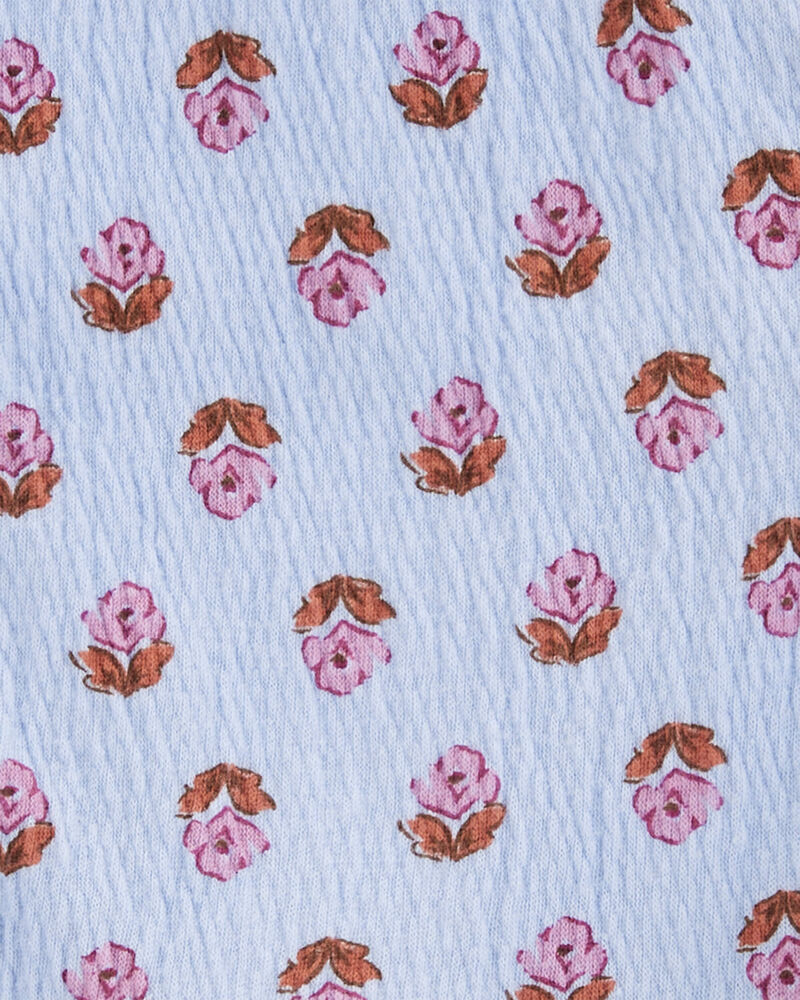 Baby Floral Crinkle Jersey Dress, image 4 of 5 slides