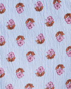 Baby Floral Crinkle Jersey Dress, image 4 of 5 slides