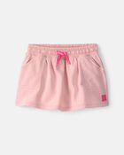 Baby Girl French Terry Skort - Pink, image 1 of 4 slides