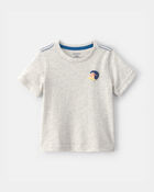 Baby Boy Surfer Graphic Tee - Grey, image 1 of 4 slides