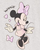 Kid Minnie Mouse Snug Fit Cotton 2-Piece Pajamas, image 2 of 3 slides