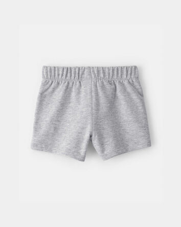 Baby Boy French Terry Shorts - Heather Grey&nbsp; &nbsp;, 
