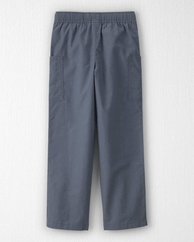Boys Relaxed Linen Pants Made with Organic Cotton, image 2 of 5 slides