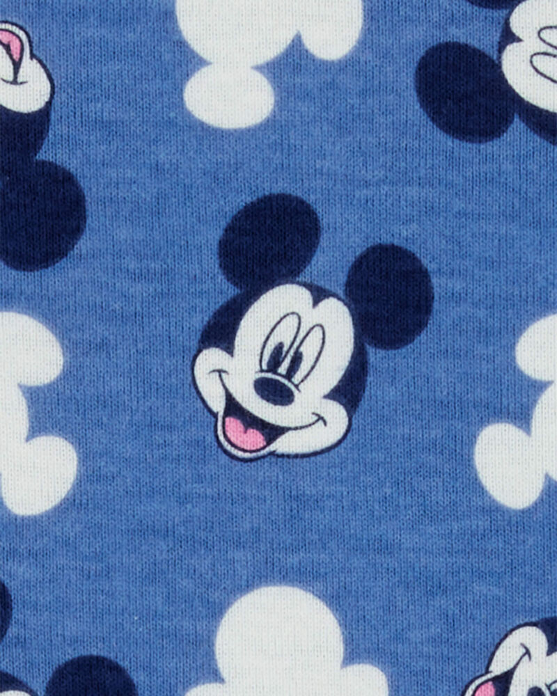 Kid Disney&copy; Mickey Mouse Snug Fit Cotton 2-Piece Pajamas - Navy, image 2 of 3 slides