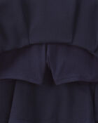 Toddler Girl Uniform Ponte Skort - Navy, image 2 of 4 slides