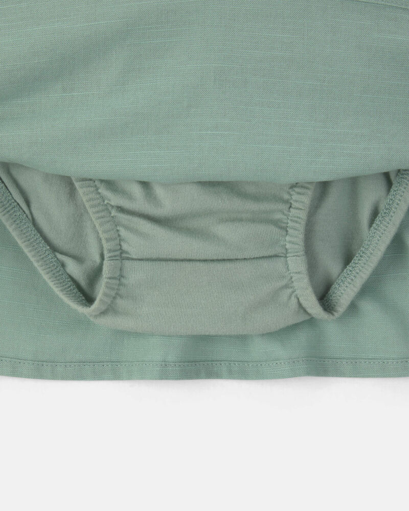 Baby Girl Pocket Skort - Green, image 2 of 4 slides
