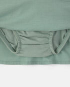 Baby Girl Pocket Skort - Green, image 2 of 4 slides