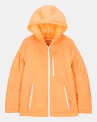 Girls Midweight Athletic Jacket - Orange, image 1 of 3 slides
