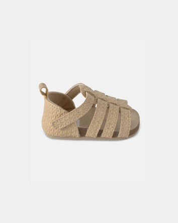 Baby Girl Strappy Sandals - Brown, 