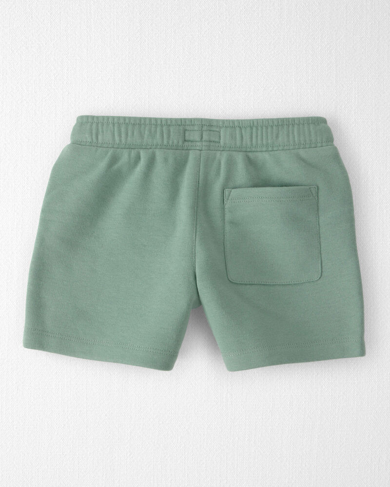 Toddler Boy Knit Shorts Made with Organic Cotton, image 3 of 5 slides